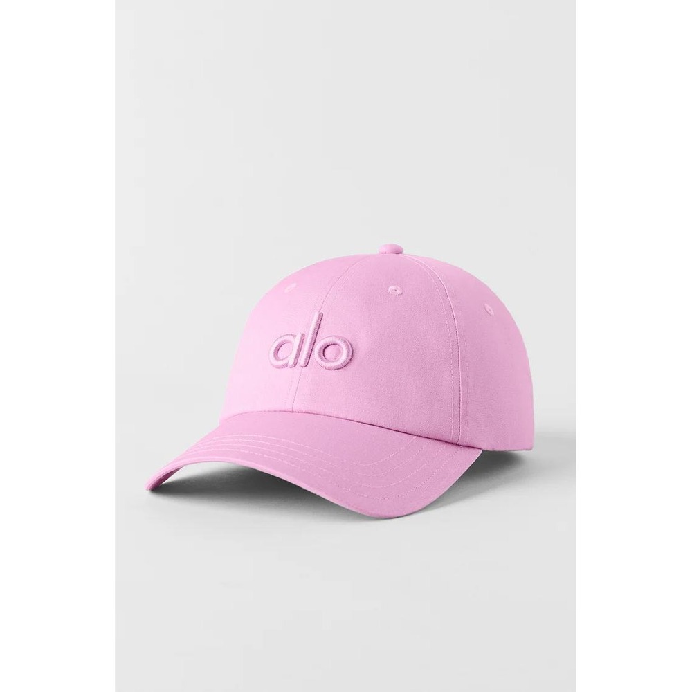 Alo Yoga candy heart pink Mesh Back Trucker Hat Adjustable Snapback Baseball Cap